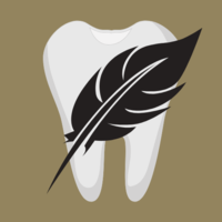 The Writing Dentist logo, The Writing Dentist contact details