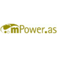 mPower AS logo, mPower AS contact details