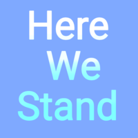 Here We Stand logo, Here We Stand contact details