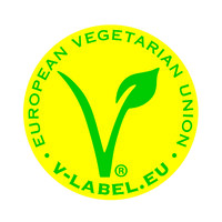 V-Label logo, V-Label contact details