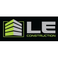 LE Construction logo, LE Construction contact details