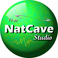 The NatCave Studio logo, The NatCave Studio contact details