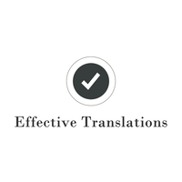 Effective Translations logo, Effective Translations contact details