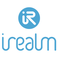 iRealm logo, iRealm contact details