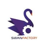 SwanFactory logo, SwanFactory contact details