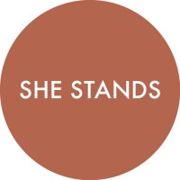 She Stands logo, She Stands contact details