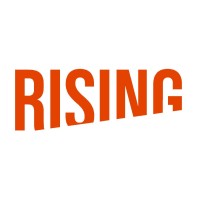 RISING logo, RISING contact details