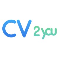 CV2you logo, CV2you contact details