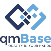 qmBase logo, qmBase contact details