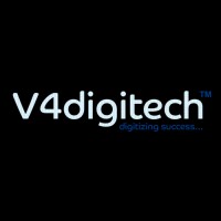 V4Digitech logo, V4Digitech contact details