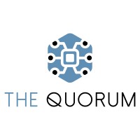 The Quorum logo, The Quorum contact details