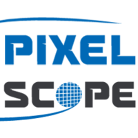 PixelScope logo, PixelScope contact details