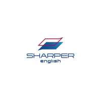 Sharper English logo, Sharper English contact details