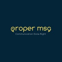 proper msg logo, proper msg contact details