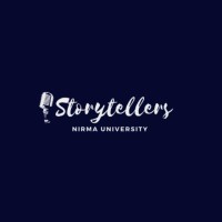 The Storytellers ,Nirma University logo, The Storytellers ,Nirma University contact details