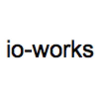 io-works logo, io-works contact details