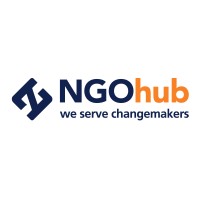 NGOhub logo, NGOhub contact details