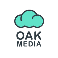 Oak Media logo, Oak Media contact details