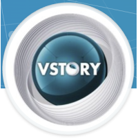 Vstory logo, Vstory contact details