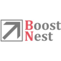 BoostNest logo, BoostNest contact details