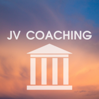 J.V. Coaching logo, J.V. Coaching contact details