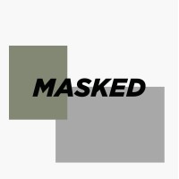 MASKED logo, MASKED contact details