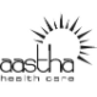 'Aastha Health Care' logo, 'Aastha Health Care' contact details