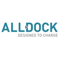 ALLDOCK GmbH - Designed to charge logo, ALLDOCK GmbH - Designed to charge contact details