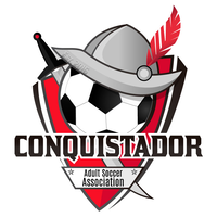 Conquistador Adult Soccer Association logo, Conquistador Adult Soccer Association contact details