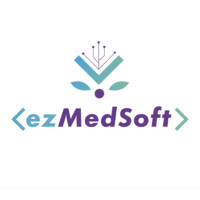 ezMedSoft logo, ezMedSoft contact details