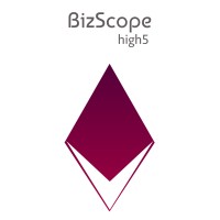 BizScope logo, BizScope contact details