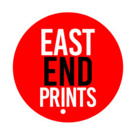 EAST END PRINTS logo, EAST END PRINTS contact details