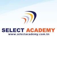 SELECT ACADEMY logo, SELECT ACADEMY contact details