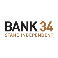 Bank 34 logo, Bank 34 contact details