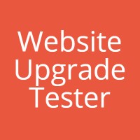 WebsiteUpgradeTester.com logo, WebsiteUpgradeTester.com contact details