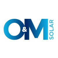 O&M Solar logo, O&M Solar contact details