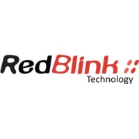 RedBlink logo, RedBlink contact details