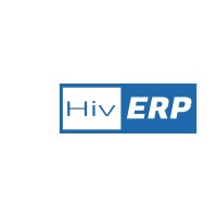 HivERP logo, HivERP contact details