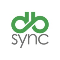 DBSync logo, DBSync contact details