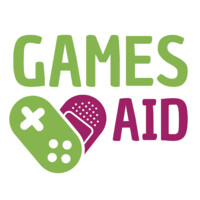 GamesAid logo, GamesAid contact details