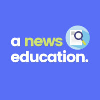 A News Education logo, A News Education contact details