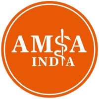 'Asian Medical Students'' Association India' logo, 'Asian Medical Students'' Association India' contact details