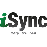 iSync logo, iSync contact details