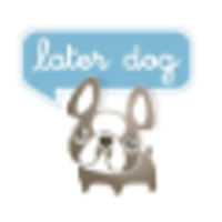 Later, Dog logo, Later, Dog contact details