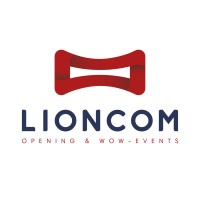 LIONCOM - the grand opening agency logo, LIONCOM - the grand opening agency contact details