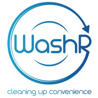 WashR logo, WashR contact details