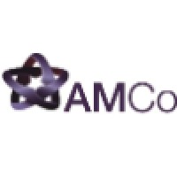 AMCo logo, AMCo contact details