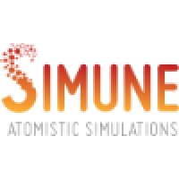 SIMUNE Atomistic Simulations logo, SIMUNE Atomistic Simulations contact details