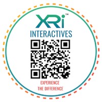 XRinteractives logo, XRinteractives contact details