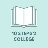 10 Steps to College logo, 10 Steps to College contact details